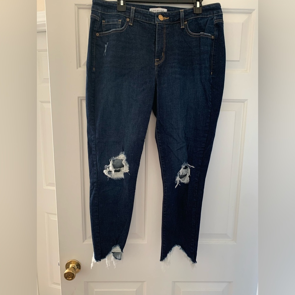 Lane Bryant cropped skinny jeans